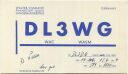 QSL - Funkkarte - DL3WG - Frankfurt - 1956