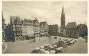 Frankfurt - Römerberg mit Nikolaikirche - Foto-AK