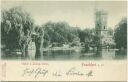 Postkarte - Frankfurt a. M. - Weiher im Zoologischen Garten