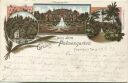 Postkarte - Gruss aus Frankfurt a. M.- Palmengarten