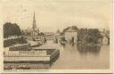 Postkarte - Frankfurt - Alte Mainbrücke mit Brückenmühle