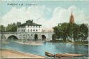 Postkarte - Frankfurt am Main - Brückenmühle - Soldatenkarte