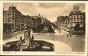 Postkarte - Frankfurt - Gutenbergdenkmal und Goetheplatz