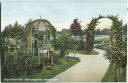 Postkarte - Frankfurt a. M. - Palmengarten - Rosenanlage