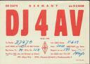 QSL - Funkkarte - DJ4AV