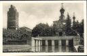 Foto-AK - Darmstadt - Teich und Russische Kirche