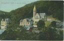 Postkarte - Schlangenbad - Partie an der evangelische Kirche
