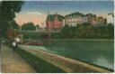 Postkarte - Saarbrücken - Luisenbrücke