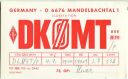 QSL - QTH - Funkkarte - DK0MT - Mandelbachtal