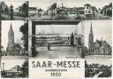 Saarmesse 1950 - Foto-Ansichtskarte