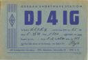 QSL - Funkkarte - DJ4IG - Mannheim - 1958