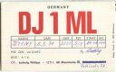 Funkkarte - DJ1ML - Mannheim