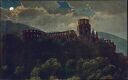 Ansichtskarte - Heidelberg - Schloss bei Nacht - signiert H. Hoffmann