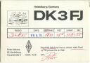QSL - QTH - Funkkarte - DK3FJ - Heidelberg