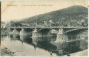 Postkarte - Heidelberg - Friedrichs-Brücke