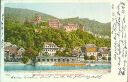 Ansichtskarte - Heidelberg von der Hirschgasse aus gesehen