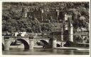 Fotokarte - Heidelberg mit Schloss und Alter Brücke