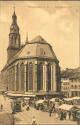Postkarte - Heidelberg - Markt - Heiliggeistkirche