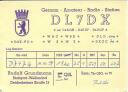 QSL - Funkkarte - DL7DX - 70... Stuttgart-Weilimdorf
