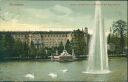 Ansichtskarte - Stuttgart - Oberer Anlagen-See mit Blick auf das Königliche Schloss