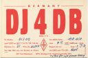 QSL - Funkkarte - DJ4DB - Stuttgart - 1958 (E25752)