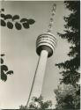 Postkarte - Stuttgart - Fernsehturm 