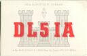 QSL - QTH - Funkkarte - DL5IA - Stuttgart