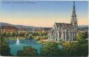 Postkarte - Stuttgart - Johanneskirche mit Feuersee
