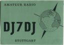 QSL - QTH - Funkkarte - DJ7DJ - Stuttgart