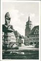 Ansichtskarte - 71263 Weil der Stadt - Marktplatz mit Kepler-Denkmal