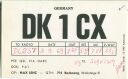 QSL - QTH - Funkkarte - DK1CX - Backnang