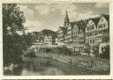 Tübingen - Blick von der Eberhardbrücke neckaraufwärts - Foto-AK