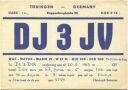QSL - Funkkarte - DJ3JV - Tübingen - 1959