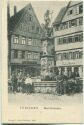 Postkarte - Tübingen - Marktbrunnen