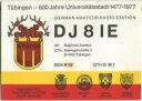 QSL - QTH - Funkkarte - DJ8IE - Tübingen