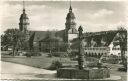 Freudenstadt - Evangelische Stadtkirche und Marktplatz - Foto-AK