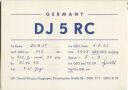 QSL - Funkkarte - DJ5RC - Deggingen