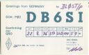 QSL - Funkkarte - DB6SI - Deizisau