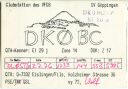 QSL - QTH - Funkkarte - DK0BC - Eislingen/Fils