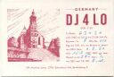 QSL - Funkkarte - DJ4LO - Schwäbisch Hall - 1959