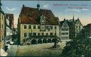 Ansichtskarte - Heilbronn - Marktplatz und Rathaus - Robert Mayer Denkmal