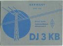 QSL - Funkkarte - DJ3KB - Untergruppenbach