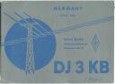 QSL - QTH - Funkkarte - DJ3KB - Heilbronn