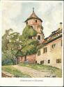 Ansichtskarte - 75365 Hirsau - Glockenturm im Klosterhof