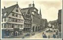 postkarte - Calw - Marktplatz - Creditbank