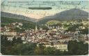 Postkarte - Zeppelin über Baden-Baden - Gesamtansicht