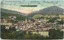 Postkarte - Zeppelin über Baden-Baden - Gesamtansicht