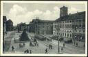 Postkarte - Karlsruhe - Marktplatz - Strassenbahn