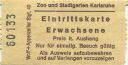 Zoo und Stadtgarten Karlsruhe - Eintrittskarte