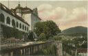 Postkarte - Baden-Baden - Neues Schloss Terrasse 1907